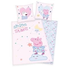 Herding Povlečení Peppa Pig Stars 140/200, 70/90