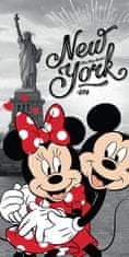 Jerry Fabrics Osuška Mickey a Minnie v New Yorku 70/140
