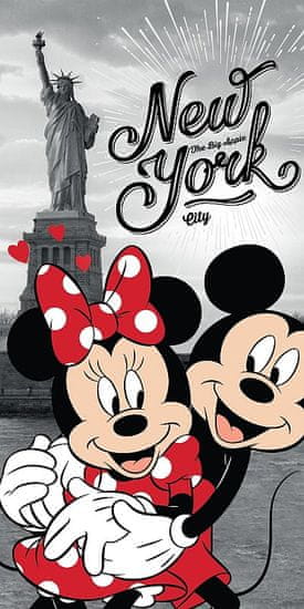 Jerry Fabrics Osuška Mickey a Minnie v New Yorku 70/140