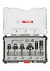 Bosch 2607017469 Sada ohraňovacích fréz 6 ks Trim&Edging - 8mm