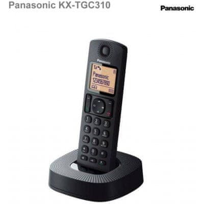 Panasonic KX-TGC310FXB bezdrátový telefon