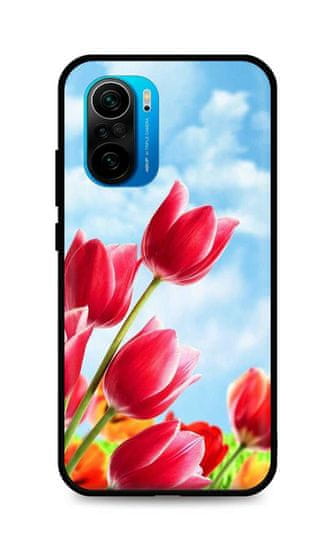 TopQ Kryt Xiaomi Poco F3 silikon Tulips 62758