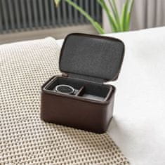 Stackers , pánská cestovní šperkovnice na hodinky Brown Large Travel Watch Box | hnědá 75396