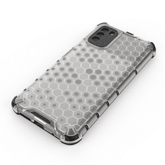 OEM Honeycomb pancéřové pouzdro se silikonovým rámem pro Xiaomi Poco M3 / Xiaomi Redmi 9T transparent