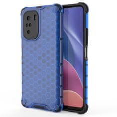 OEM Honeycomb pancéřové pouzdro se silikonovým rámem pro Xiaomi Poco F3 / Mi 11i blue