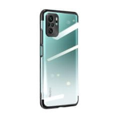 IZMAEL Pouzdro Clear Color s barevným lemem pro Xiaomi Poco F3/Mi 11i/Redmi K40/Redmi K40 Pro - Černá KP10804