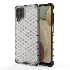 WOZINSKY Honeycomb pouzdr pro Samsung Galaxy A12/Galaxy M12 - Transparentní KP10249