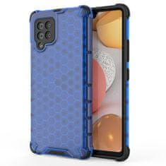 OEM Honeycomb pancéřové pouzdro se silikonovým rámem pro Samsung Galaxy A42 5G blue