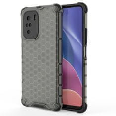 OEM Honeycomb pancéřové pouzdro se silikonovým rámem pro Xiaomi Poco F3 / Mi 11i black