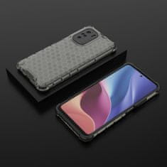 OEM Honeycomb pancéřové pouzdro se silikonovým rámem pro Xiaomi Poco F3 / Mi 11i black