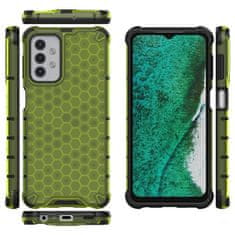 OEM Honeycomb pancéřové pouzdro se silikonovým rámem pro Samsung Galaxy A32 5G green