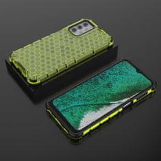 OEM Honeycomb pancéřové pouzdro se silikonovým rámem pro Samsung Galaxy A32 5G green