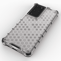 IZMAEL Honeycomb pouzdr pro Samsung Galaxy S21 Ultra 5G/Galaxy S30 Ultra - Modrá KP10006