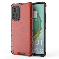 IZMAEL Honeycomb pouzdr pro Xiaomi Mi 10T/Mi 10T Pro - Červená KP9992