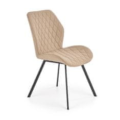 Halmar Jídelní židle K360 - béžová/černá