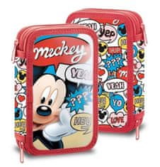 Mickey Mouse Dvoupatrový plný penál Mickey Hey