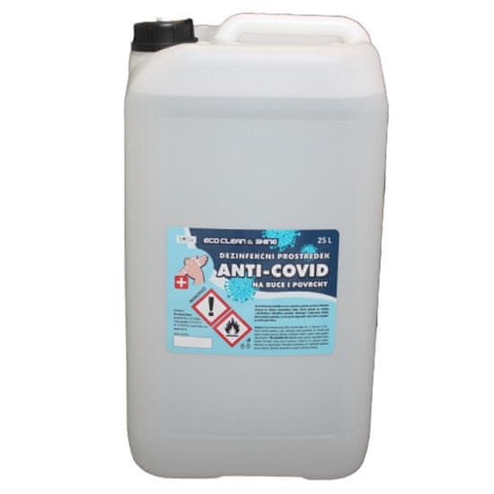 Eco Clean & Shine E-CS Anti-covit (Anti-covid) dezinfekce 25L- voňavá dezinfekce