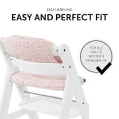 Hauck Highchair Pad Select Jersey Flowers Rose