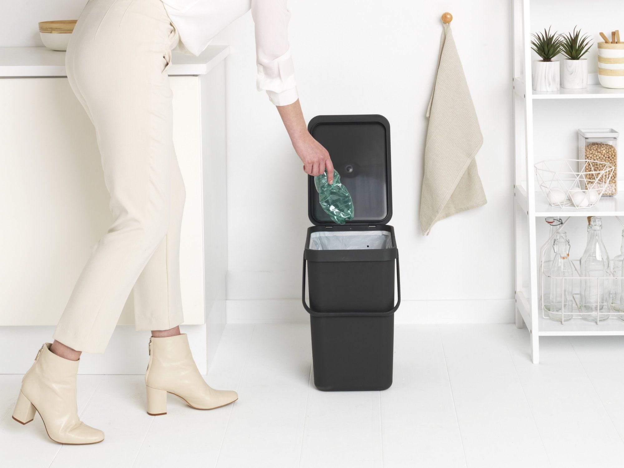 Brabantia Koš Sort & Go, 25L - šedý