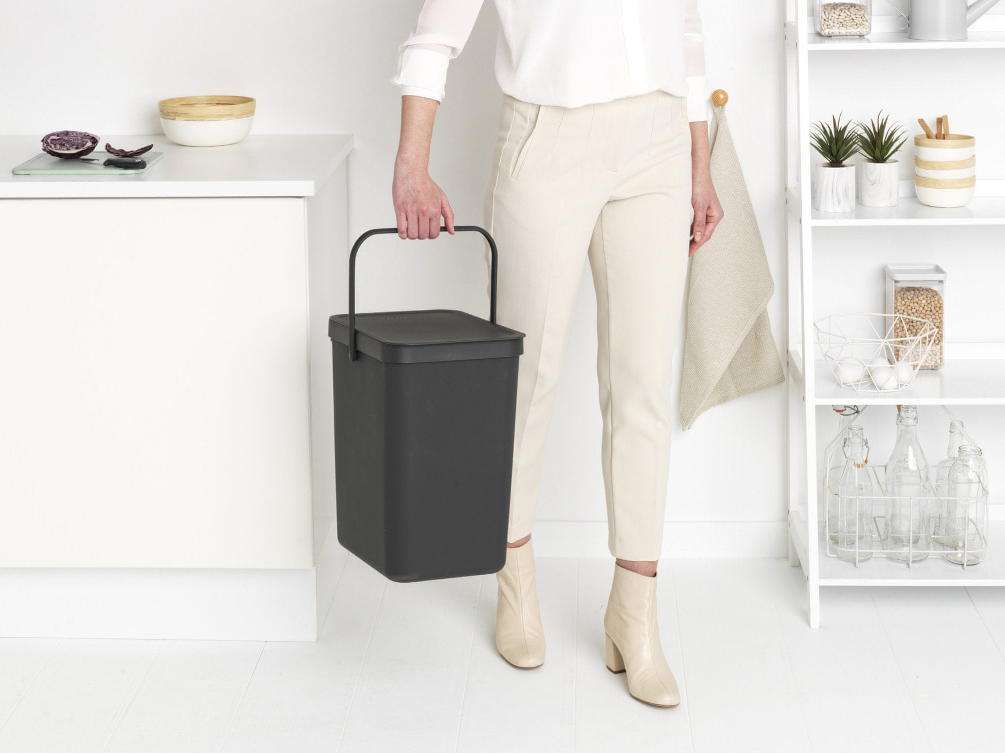 Brabantia Koš Sort & Go, 25L - šedý