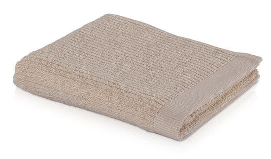 Möve Ručník žebrovaný WELLBEING, barva cashmere, 50 x 100 cm +