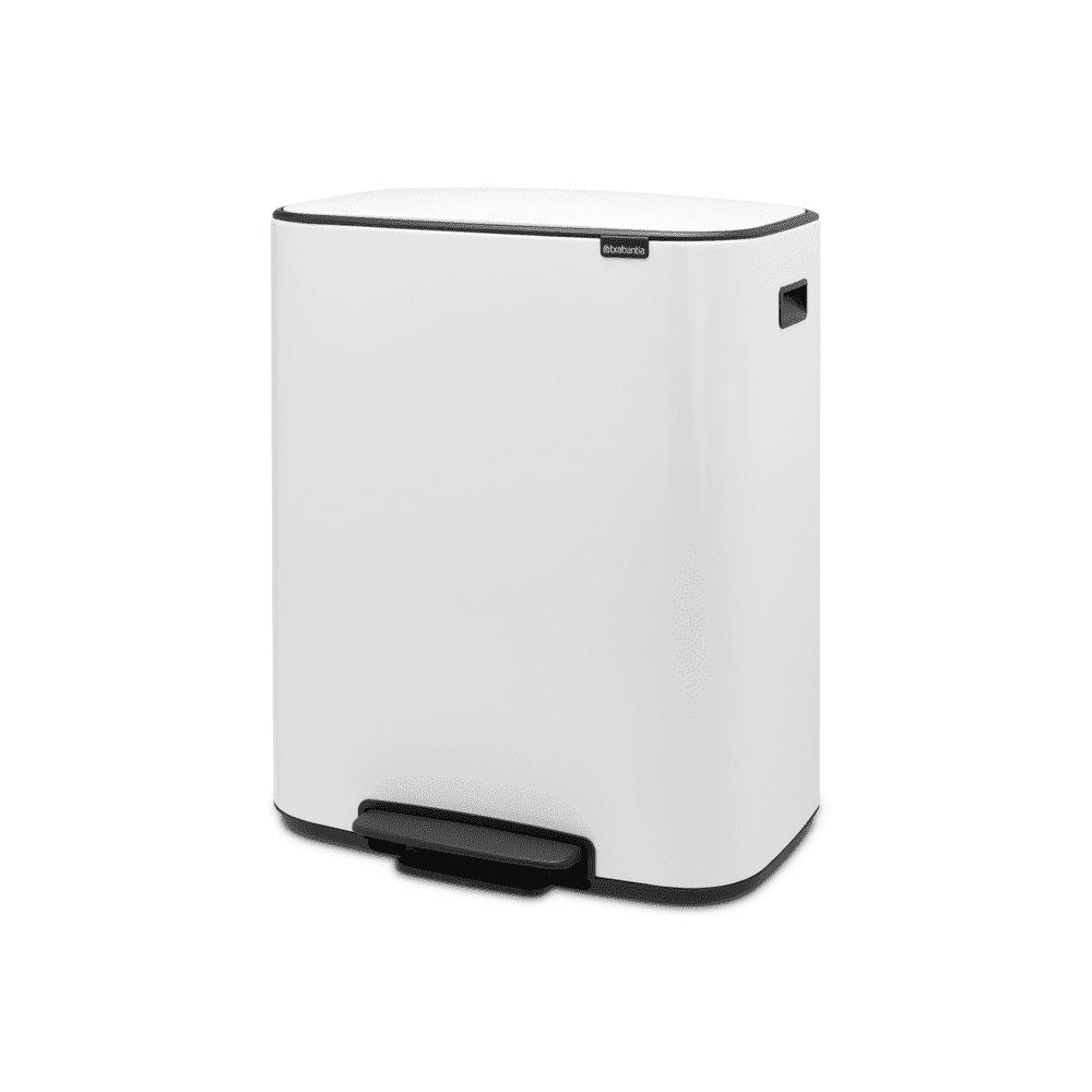 Brabantia Bo pedálový koš, 2 x 30L - bílý