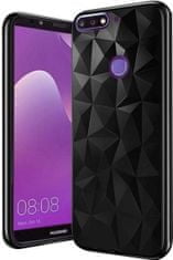 MobilPouzdra.cz Gelové černé pouzdro PRISM na HUAWEI Y7 Prime (2018) / Honor 7C