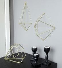Umbra Univerzální geometrická dekorace Umbra Prisma | zlatá