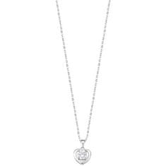 Lotus Silver Romantický stříbrný náhrdelník se srdíčkem LP3092-1/1 (řetízek, přívěsek)