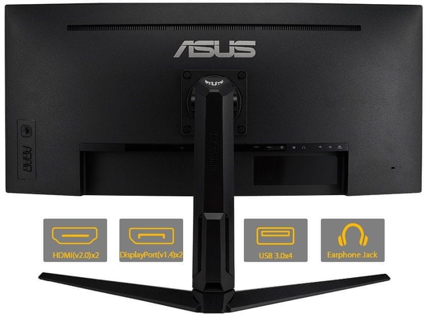 herný monitor Asus VG34VQL1B (90LM06F0-B01170) HDMI Display Port 3,5mm jack