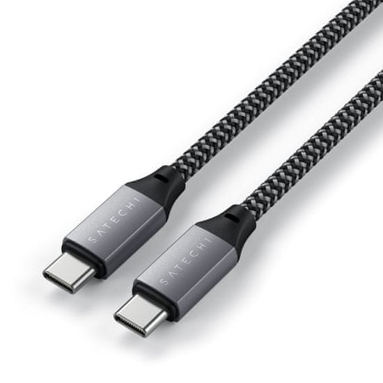 Satechi USB-C to USB-C Short Cable 25cm ST-TCC10M, šedá