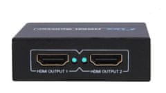 EVERCON aktivní rozbočovač HDMI se 2 výstupy HD-121