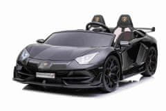 Beneo Elektrické autíčko Lamborghini Aventador 24V Dvoumístné, LAKOVANÉ, měkké EVA kola, 2,4GHz DO, USB/SD