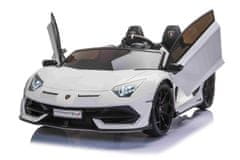 Beneo Elektrické autíčko Lamborghini Aventador 12V Dvoumístné, měkké EVA kola, 2,4 GHz DO, USB/SD