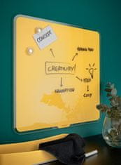 Leitz Magnetická tabule na zeď Cosy 45 x 45 cm teplá žlutá