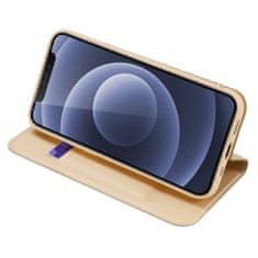 Dux Ducis Skin knížkové pouzdro na iPhone 13 6.1" gold