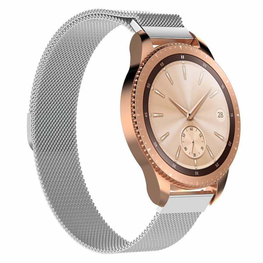 Bstrap Samsung Galaxy Watch 3 41mm Milanese Reminek Silver Mall Cz