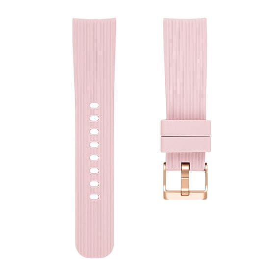 BStrap Silicone Line (Small) řemínek na Xiaomi Amazfit GTR 42mm, pink