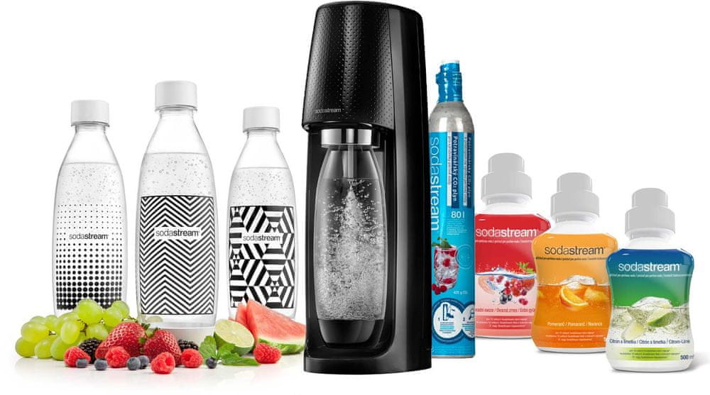 SodaStream SPIRIT BLACK PARTY PACK