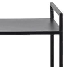 Servírovací stolek Newcastle, 85 cm, černá