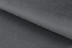Design Scandinavia Lavice Glory, 95 cm, tkanina, tmavě šedá