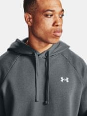 Under Armour Mikina UA Rival Cotton Hoodie-GRY XXL