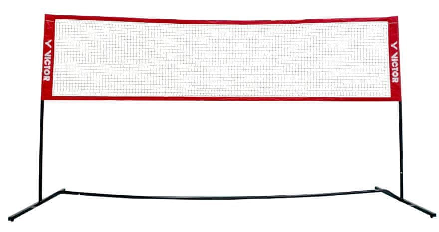 Victor Mini Badminton Net Premium multifunkční síť, červená, 3 m