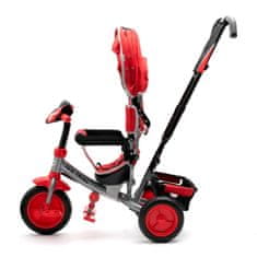 Baby Mix Dětská tříkolka s LED světly Lux Trike růžová