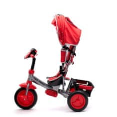 Baby Mix Dětská tříkolka s LED světly Lux Trike růžová