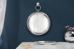 KINGHOME INVICTA Portrétní závěsné zrcadlo PORTRET 30 cm , stříbro - kov, sklo"