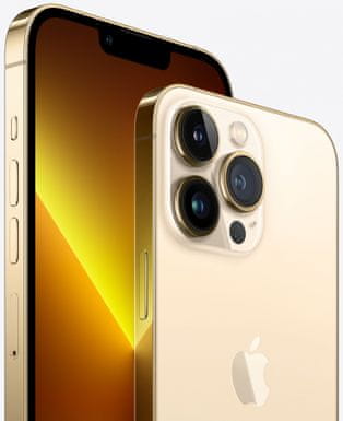 Apple iPhone 13 Pro, design, 4 barvy. matně texturované sklo, zaoblené rohy, nerezová ocel