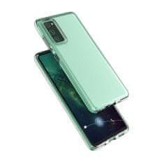 IZMAEL Pouzdro Spring clear TPU pro Samsung Galaxy A72 4G - Slabě Zelená KP8777