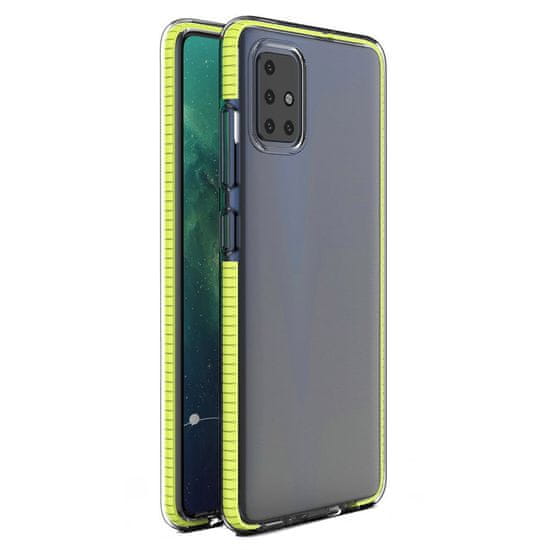 IZMAEL Pouzdro Spring clear TPU pro Xiaomi Redmi Note 9 Pro/Redmi Note 9S - Žlutá KP8586