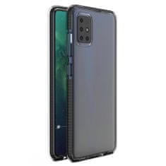 IZMAEL Pouzdro Spring clear TPU pro Xiaomi Redmi Note 9 Pro/Redmi Note 9S - Černá KP8587